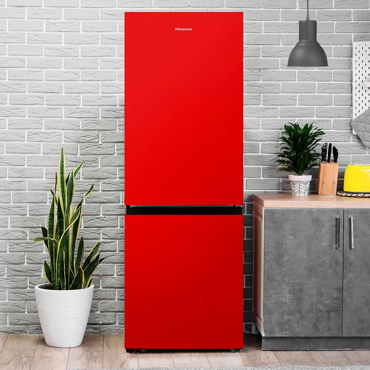 Refrigerador Hisense RB215NR 165 Litros Rojo