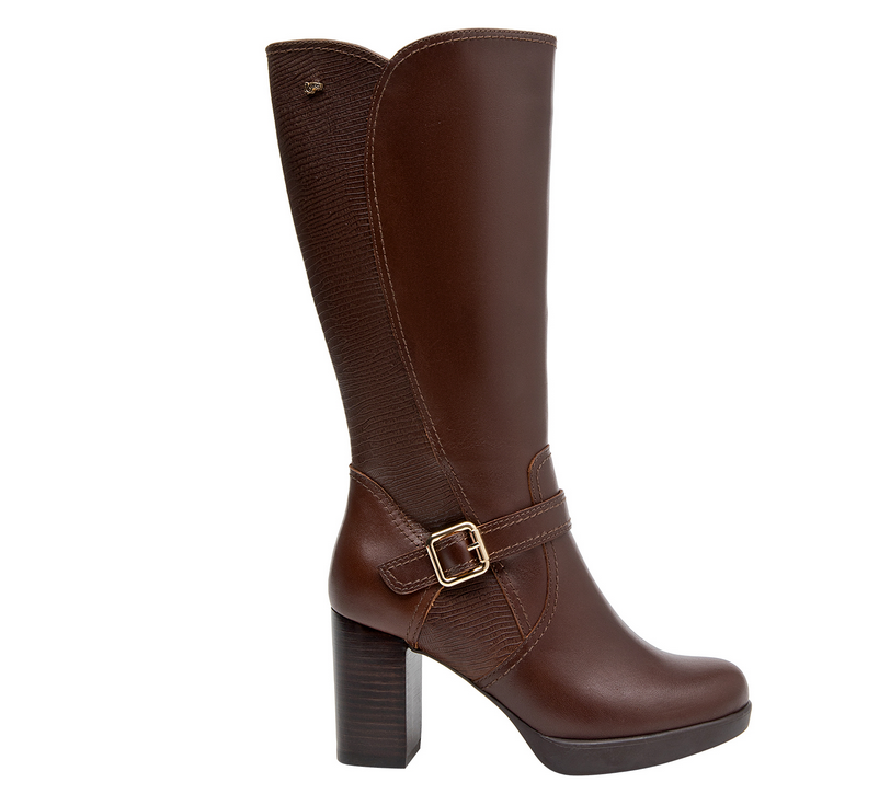 Botas de Cuerocon taco para Mujer 16HRS 16M0354