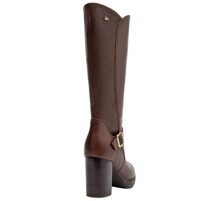 Botas de Cuerocon taco para Mujer 16HRS 16M0354