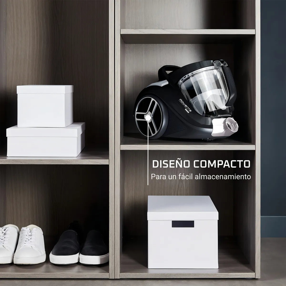 Aspiradora Rowenta RO4825EA Compact Power XXL , Negro