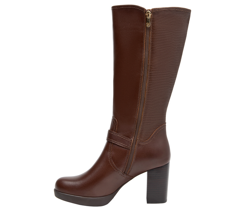 Botas de Cuerocon taco para Mujer 16HRS 16M0354