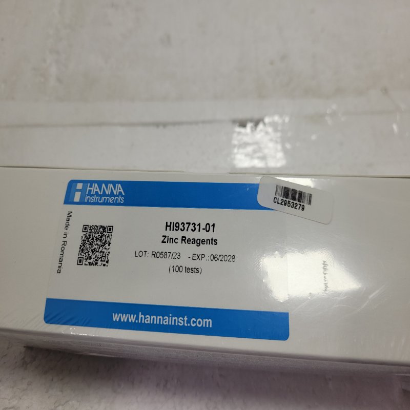 Reactivos Hanna Instuments Para Zinc HI93731 100 test