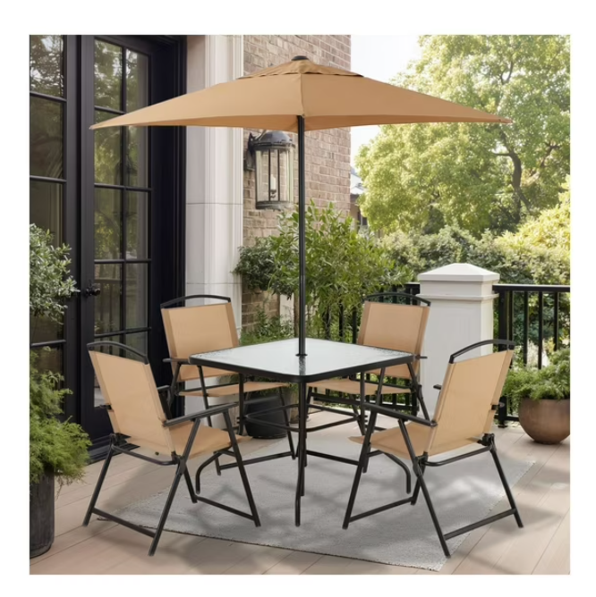 Set de Terraza Mainstays 6 Piezas Beige