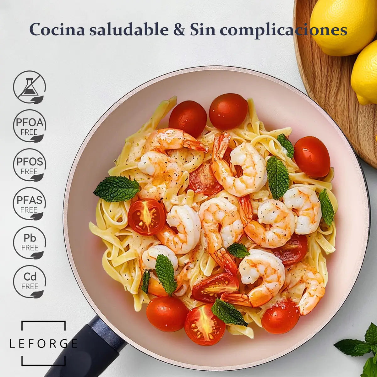 Juego de Batería de Cocina Leforge RB60040 8 Piezas