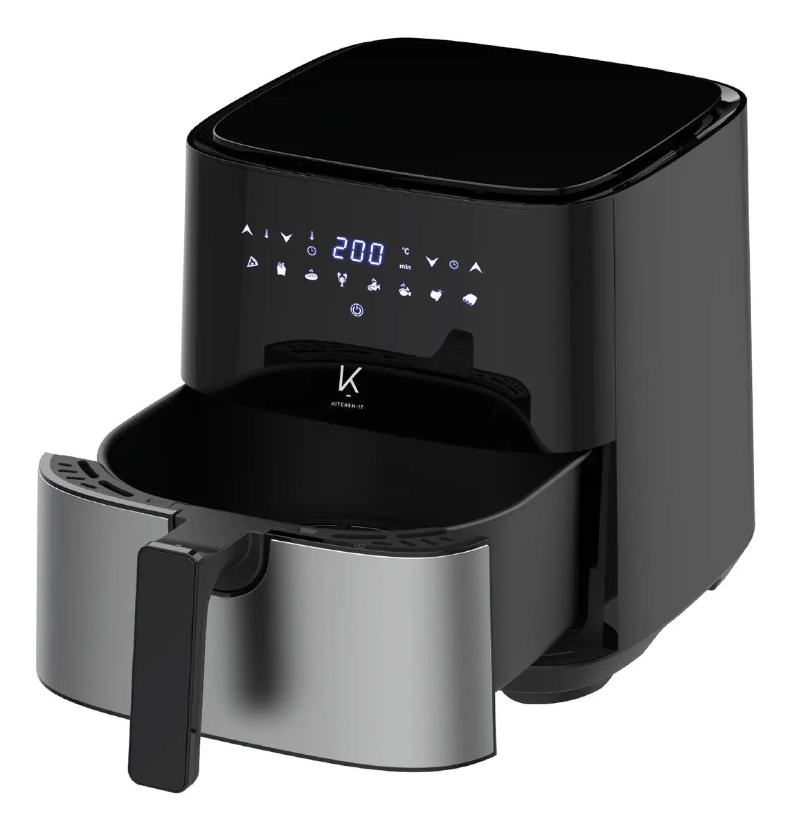 Freidora de Aire Kitchen-IT Plus Edition 5 Litros, Negro