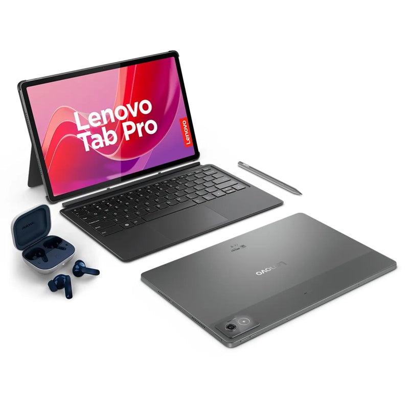 Kit Lenovo Tablet TB373FU 8GB RAM + 256GB, Pen Plus, Teclado y Moto Buds