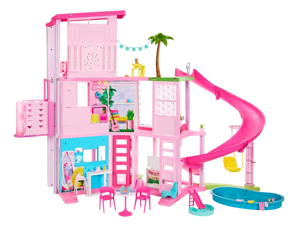 Casa de Muñecas Barbie Dreamhouse HMX10-4B40-G2, Rosado