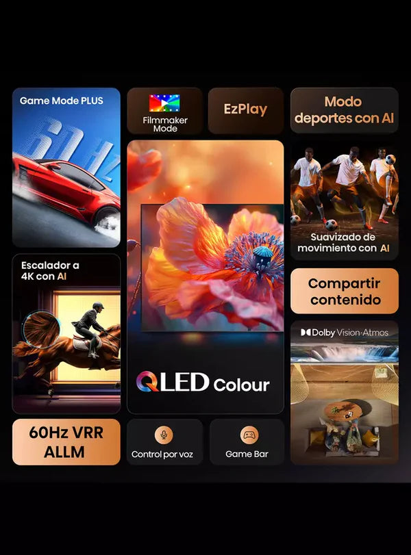 Smart TV QLED Hisense 50Q6QV 50 Pulgadas