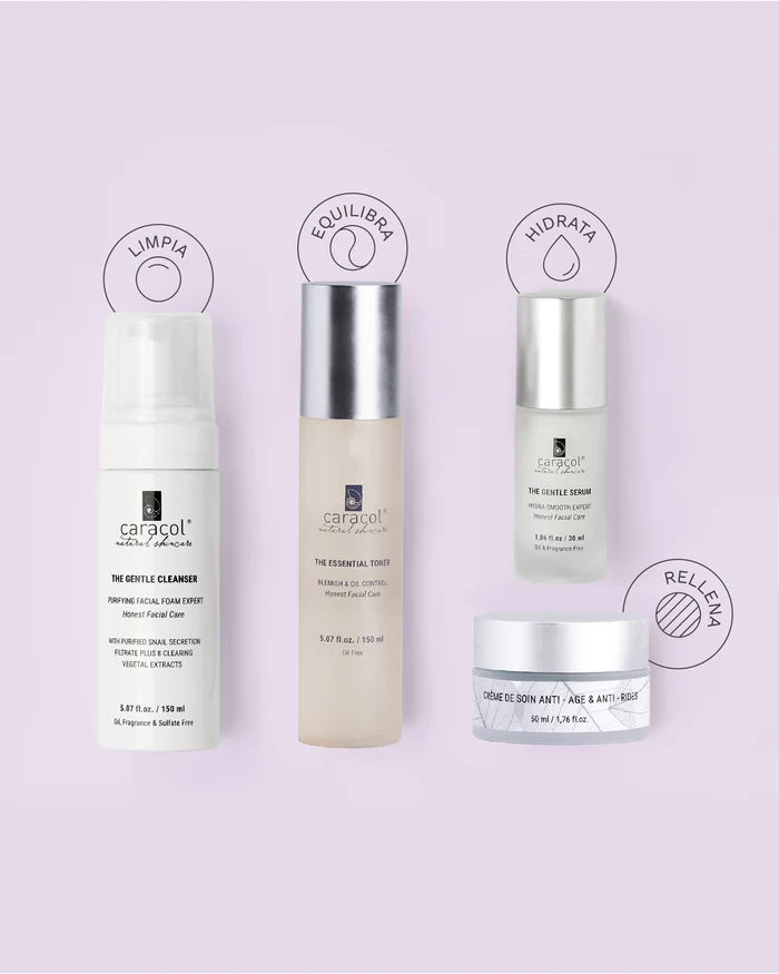 Pack Anti-Edad Caracol Rellena Arrugas, Redensifica e Ilumina