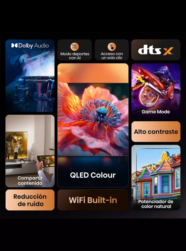 Smart TV QLED Hisense 32Q4SV 32 pulgadas