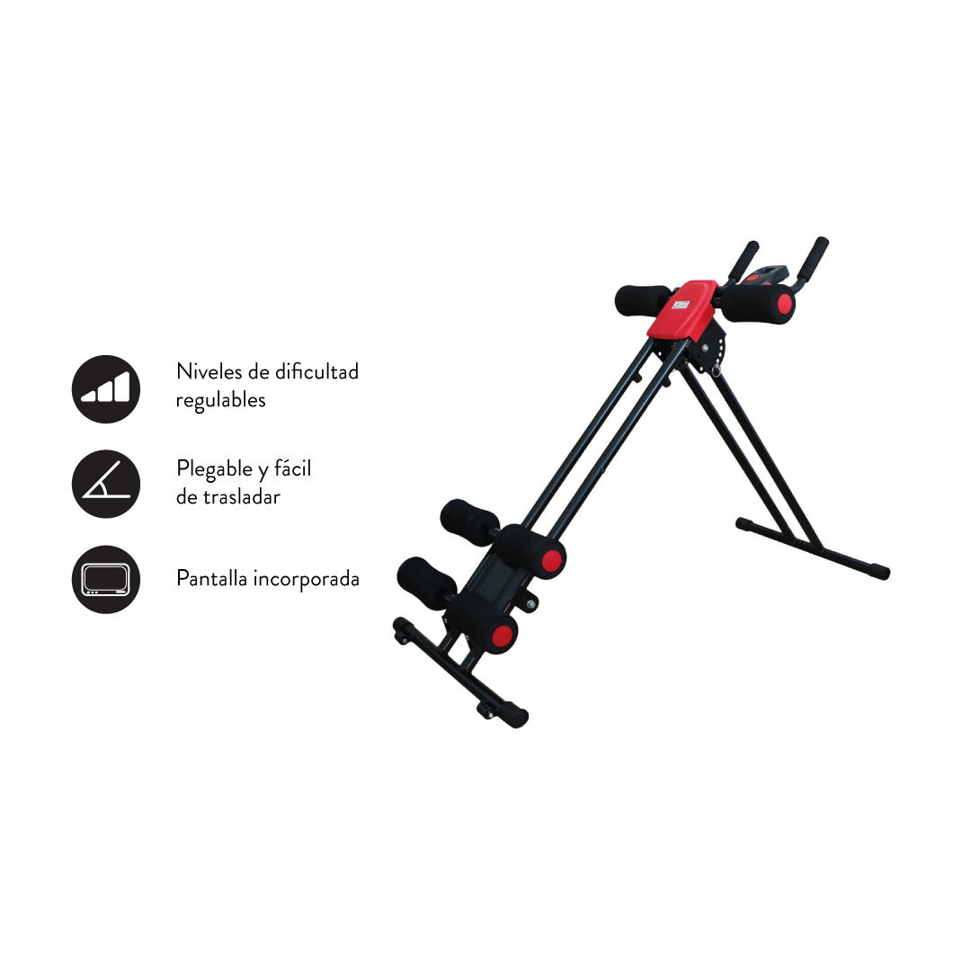 Maquina Abdominales Ultimate Fitness Ab Crunch Negro