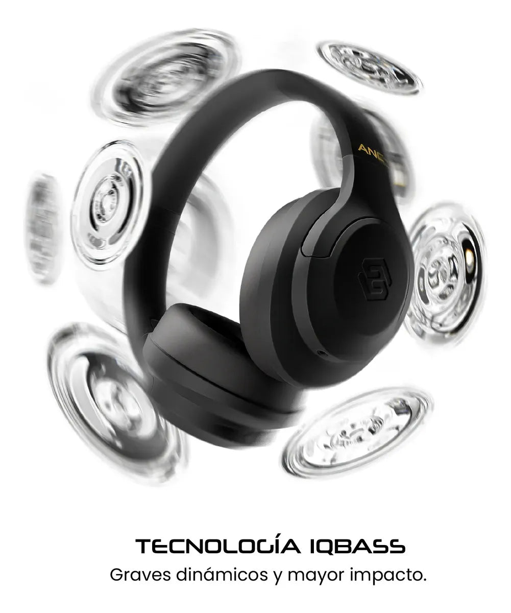 Audífonos Bluetooth SLEVE Pulse ANC Inalámbricos, Negro