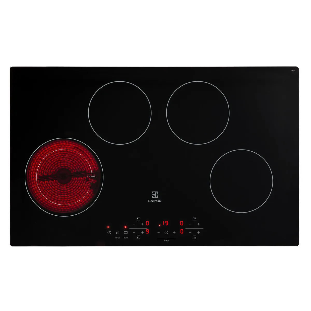 Encimera Eléctrica 4 Platos Electrolux VE7DT Negra