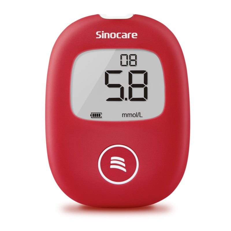 Pack de 8 Sistemas de Monitoreo de Glucosa SinoCare Safe AQ Smart