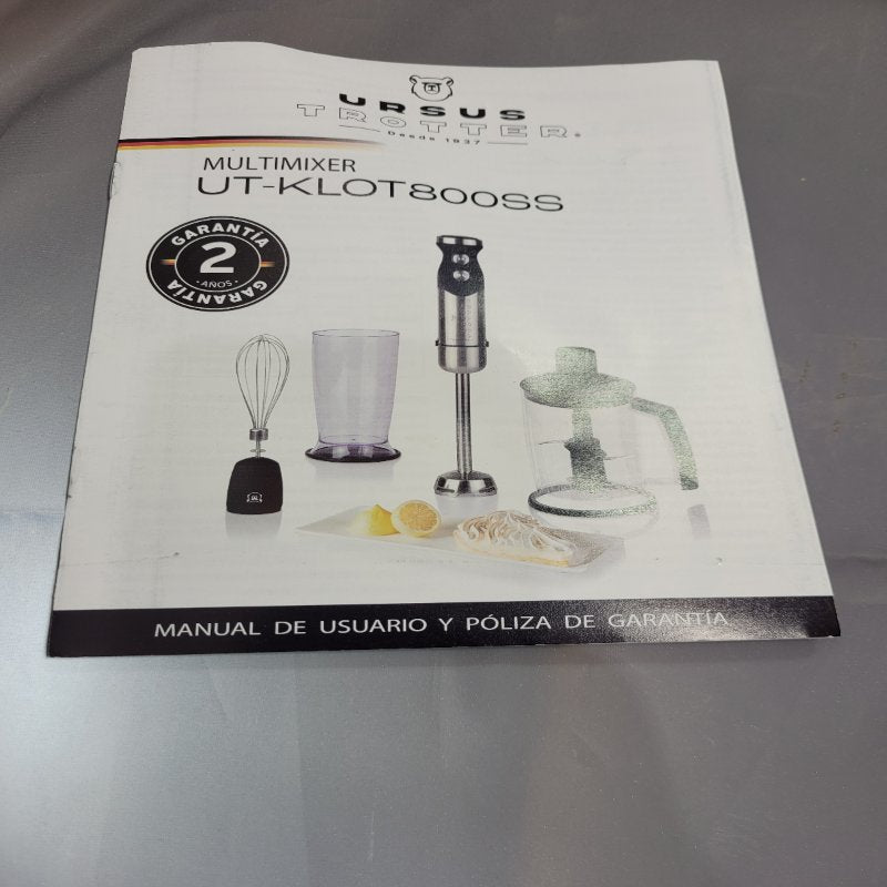 Minipimer Batidora De Mano Ursus Trotter Ut-Klot800ss 800 W