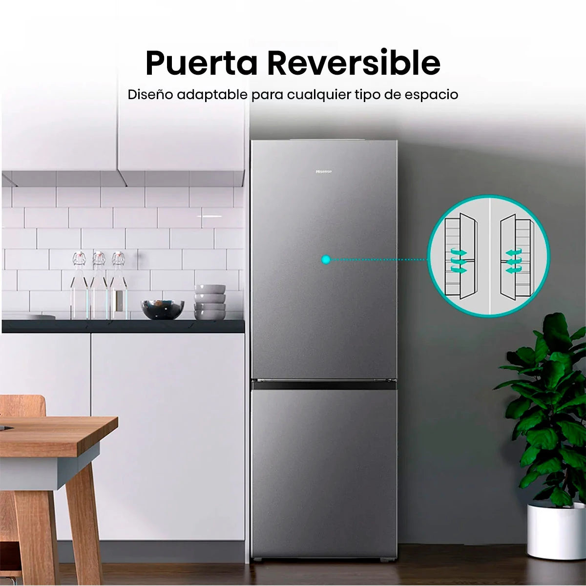 Refrigerador Hisense RD-22DC Silver 165 Litros