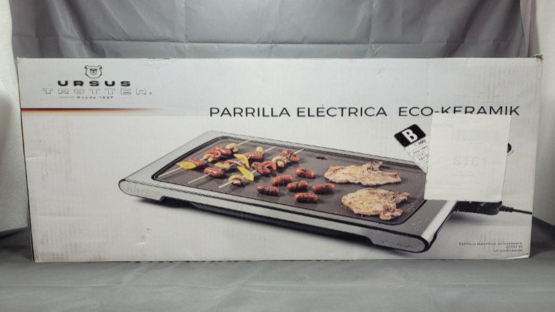 Parrilla Eléctrica Ursus Trotter Ut-Ecokeramik Gris