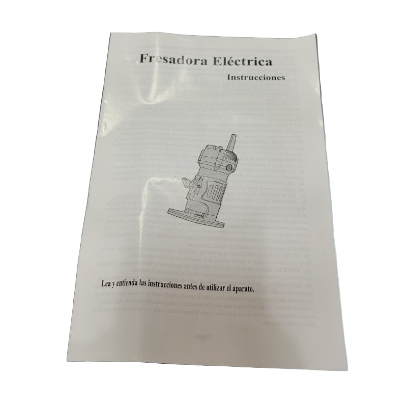 Kit Fresadora De Mano Router Tupi Lernen 6-6.35mm 50hz