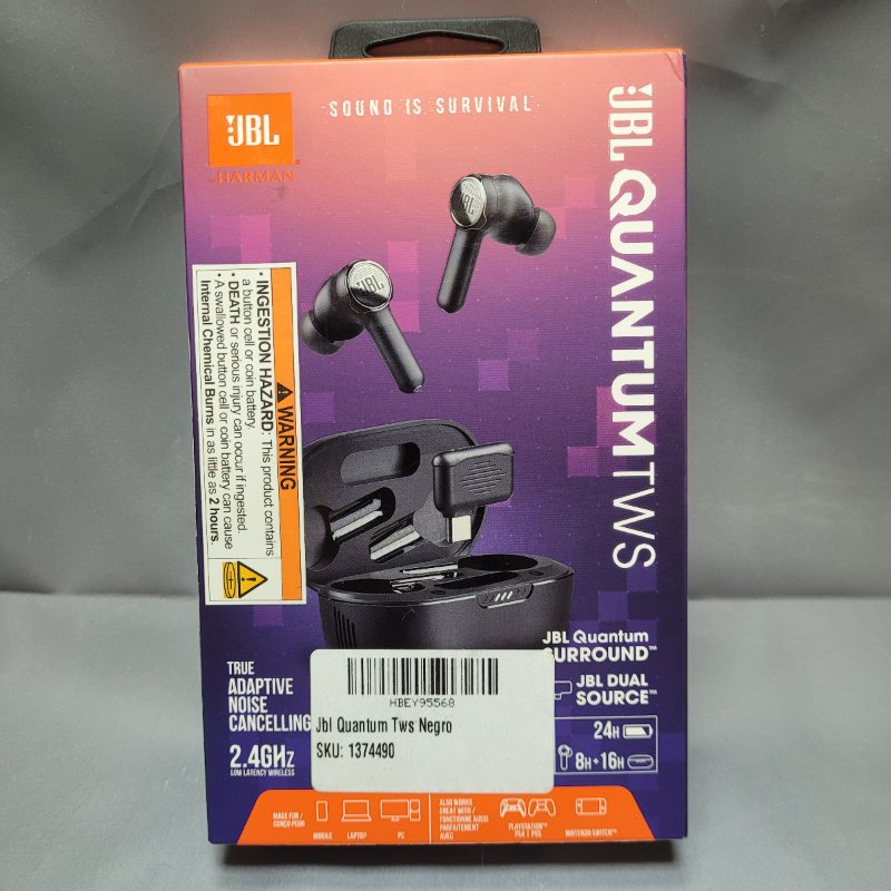 Audifonos Inalambricos Jbl Quantum Tws Negro