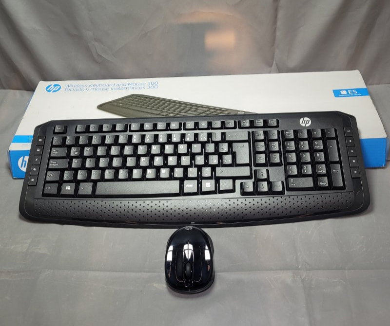 Kit Teclado + Mouse Inalámbrico Hp 300