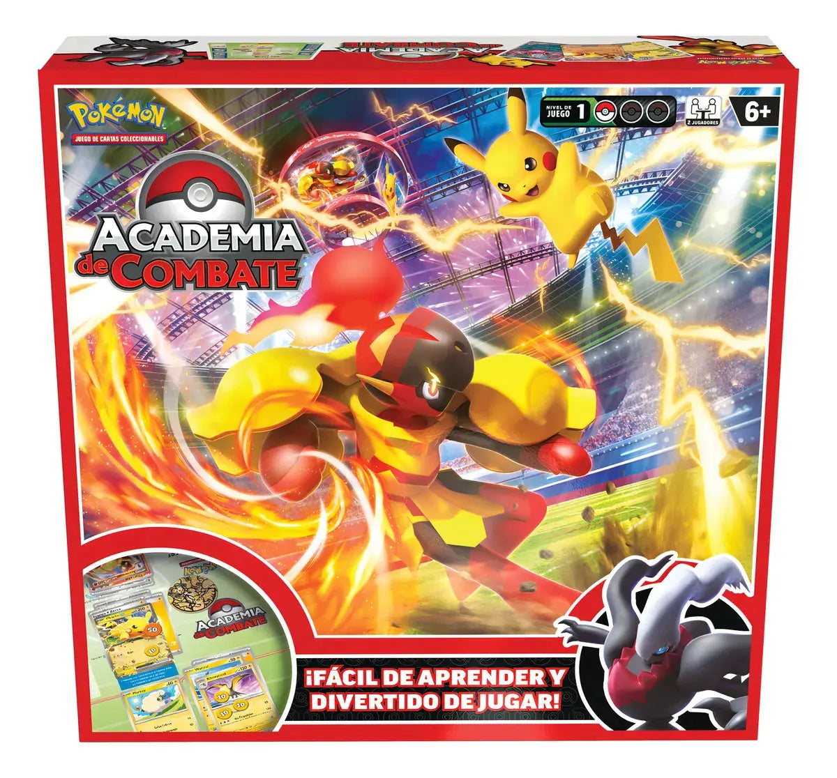 Juego de Mesa Pokémon Academia de Combate 2024 para Niños 6+