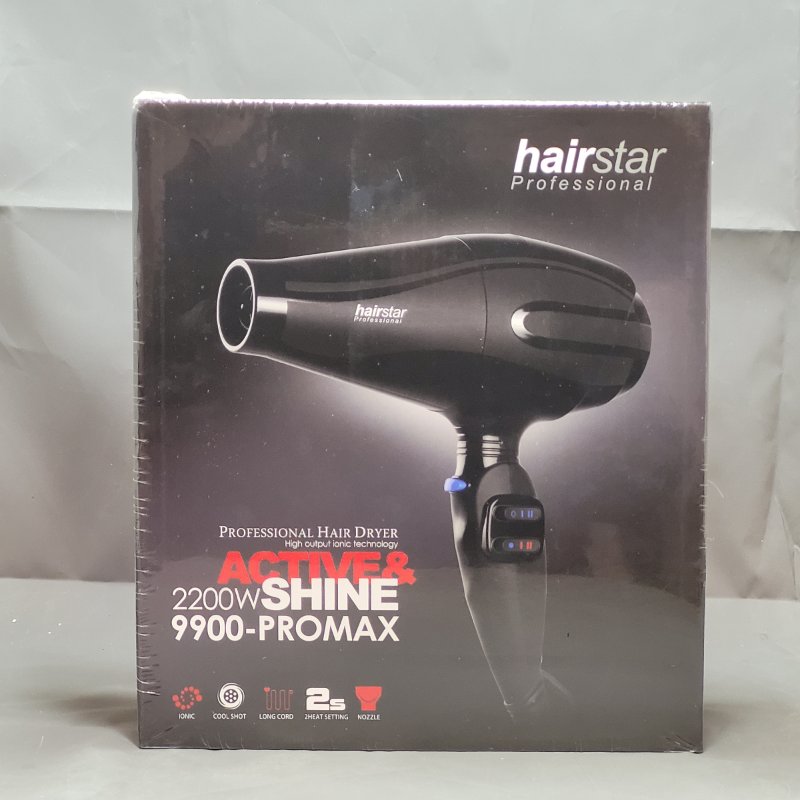 Secador De Pelo Hairstar 9900-Promax Negro 2200w