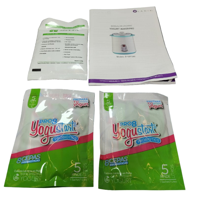 Maquina  Yogurt Maker Pro Blanik Bymp048 Blanco 2 Litros