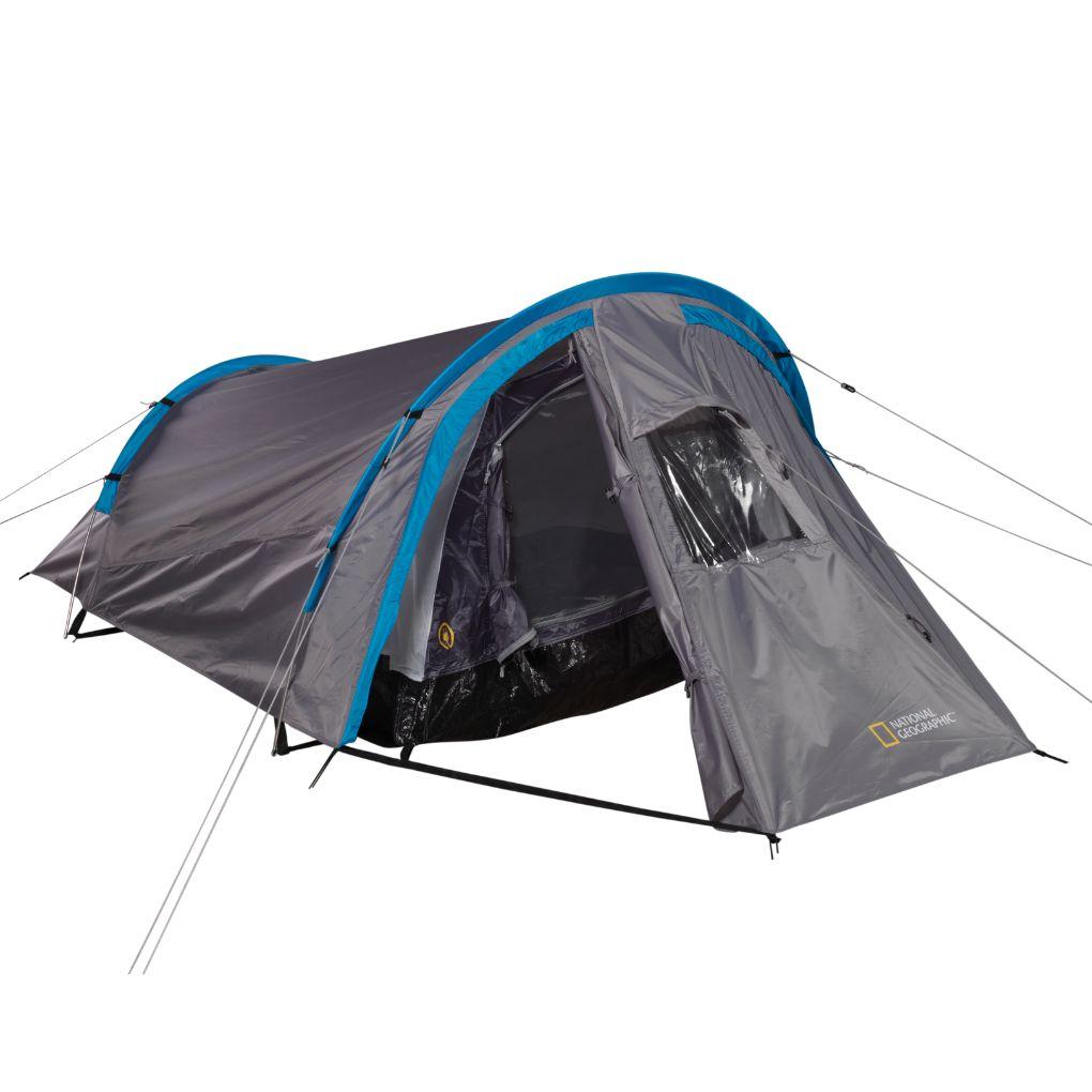 Carpa para 2 Personas National Geographic Gris 295x140x100 cm