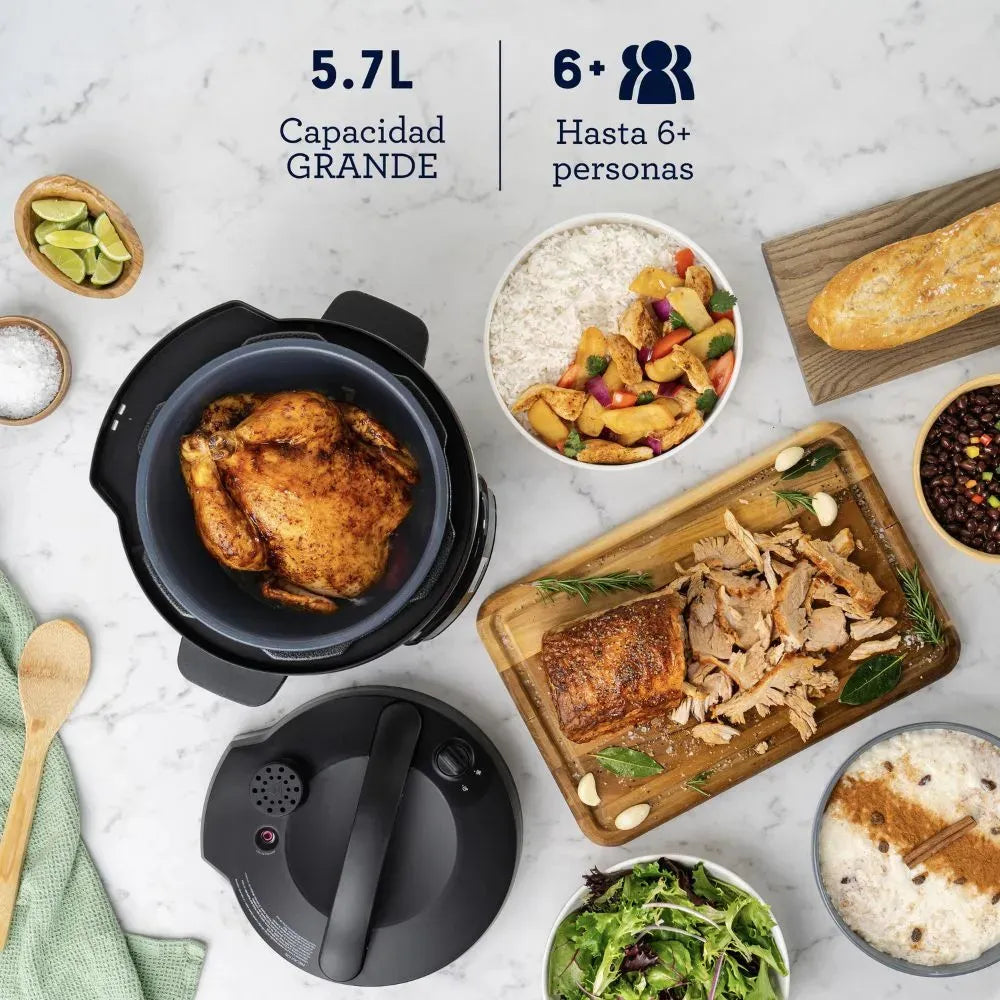 MultiOlla Turbo Multicooker Oster CKSTPCECT57DF Gris 5.7 Litros