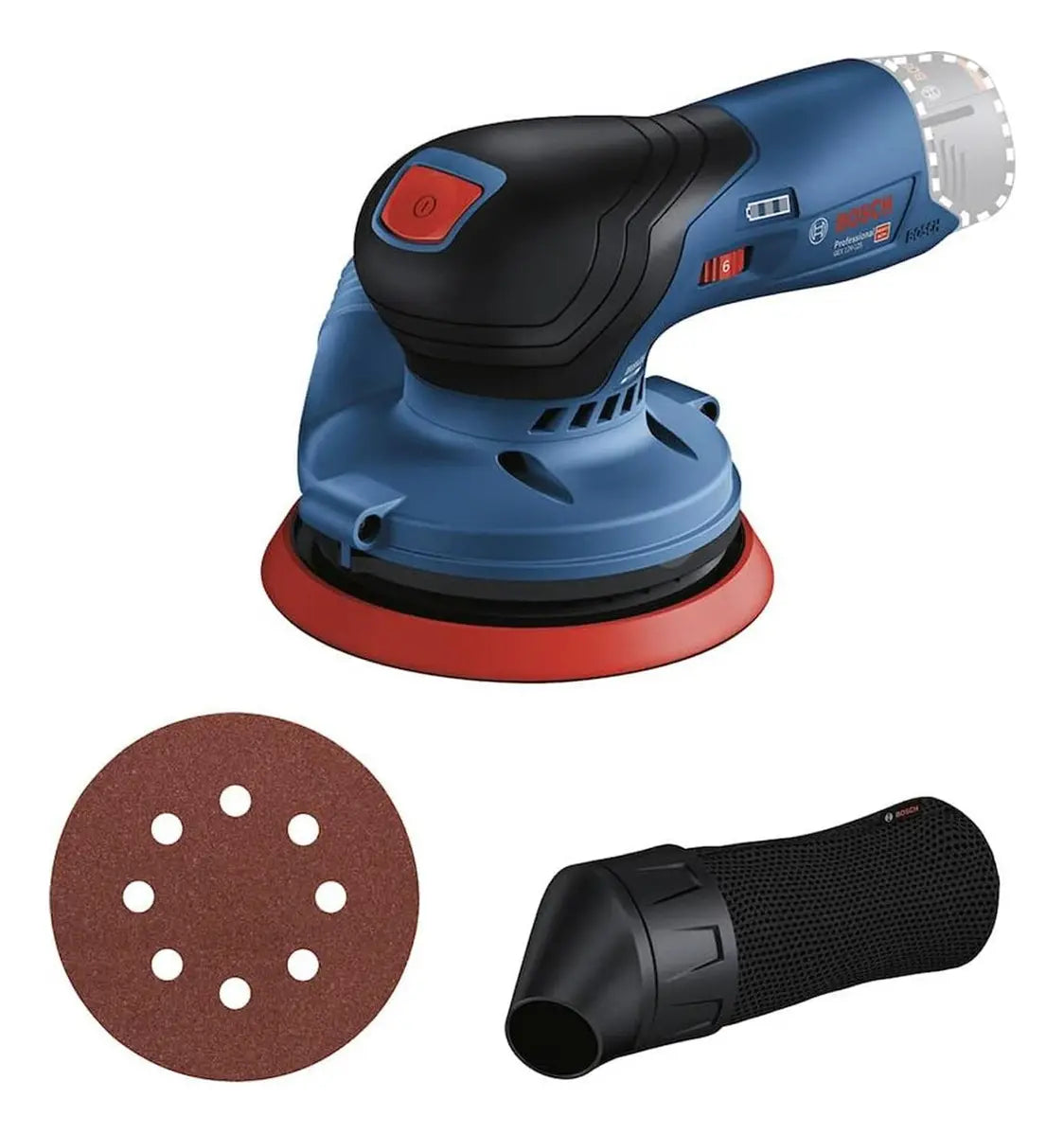 Lijadora Excéntrica Inalámbrica Bosch GEX 12V-125