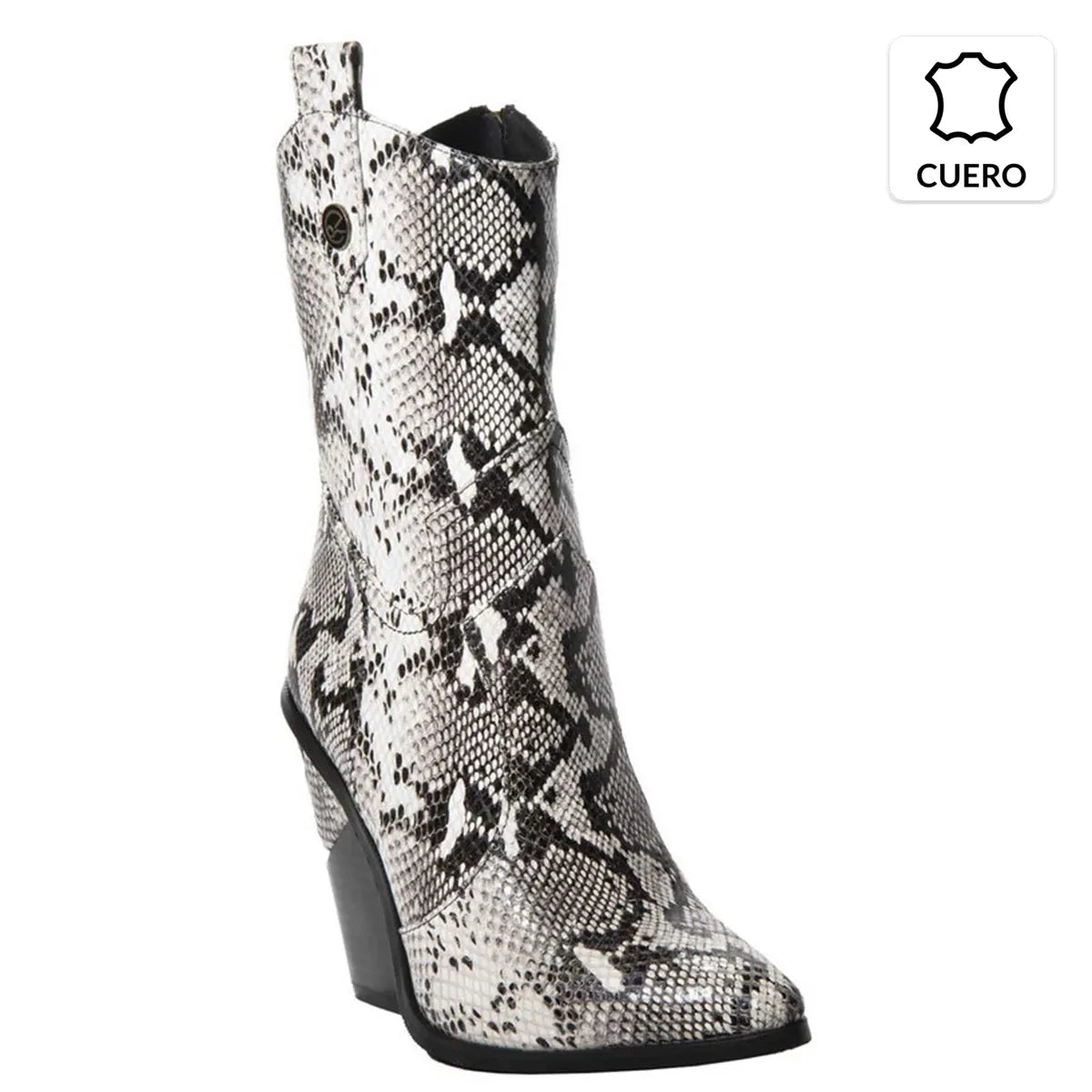 Bota Moscú Exótica – Blanco, Talla 38 EU / 36,5 CL, Mujer