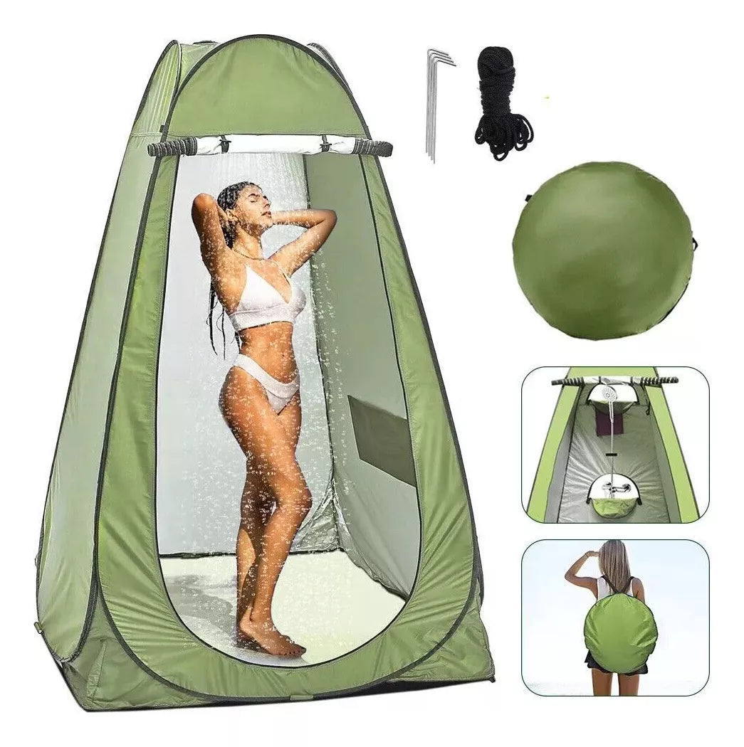 Carpa Ducha Terra Force Camping Pop Up Verde