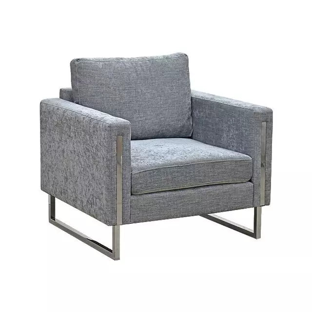 Poltrona Muebles Santa Ana Wayfair Drag Grey
