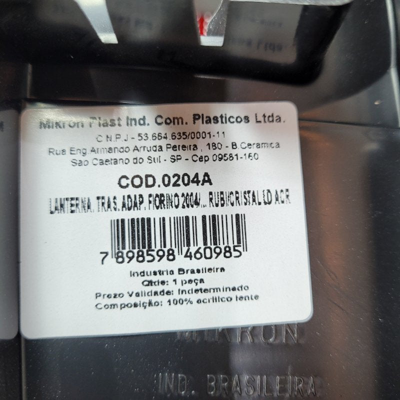 Pack De 2 Focos Para Fiat Fiorino Mikron Trasero Izquierdo Y Derecho