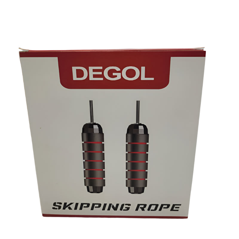 Cuerda Para Entrenamiento Degol Con Rodamientos Con Manillas Negro