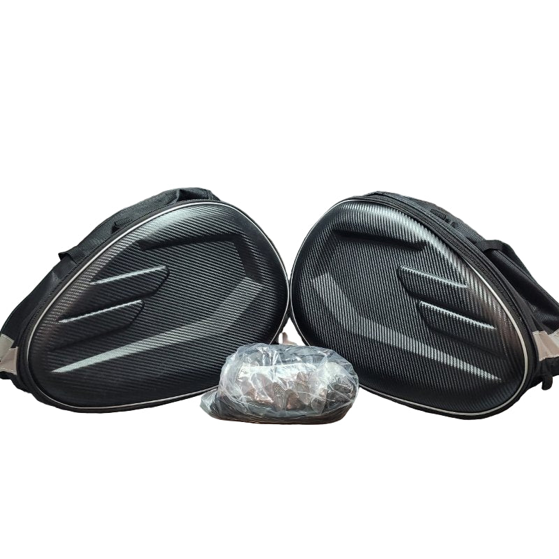 Bolsas Cycle Para Motocicletas Carbon Black 36 L 2 Unidad