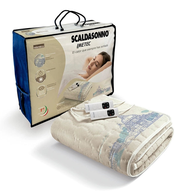 Calientacama Imetec Scaldasonno Beige 150x160 cm, 2 Plazas