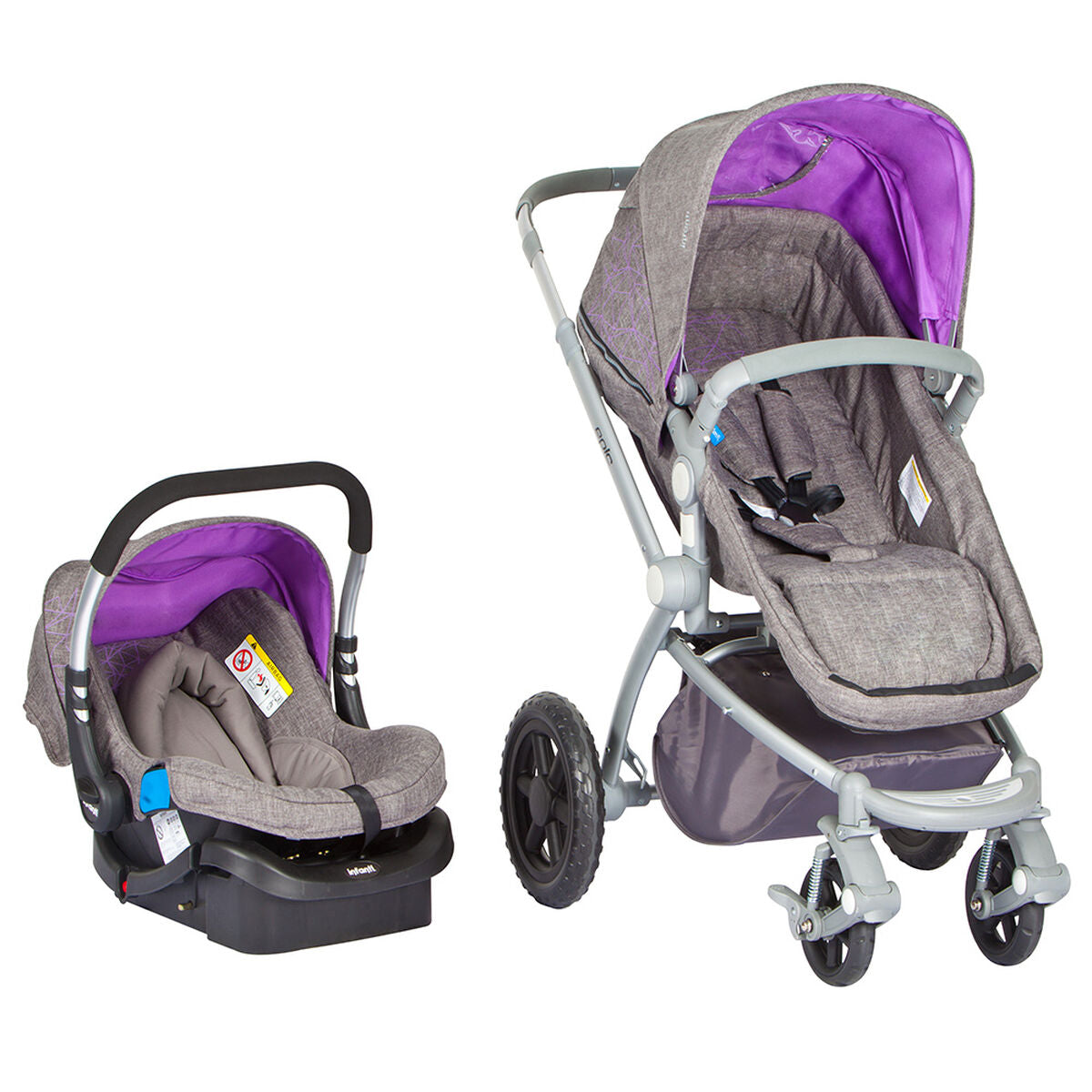 Coche Travel System Infanti Gb01Sm01 Grey