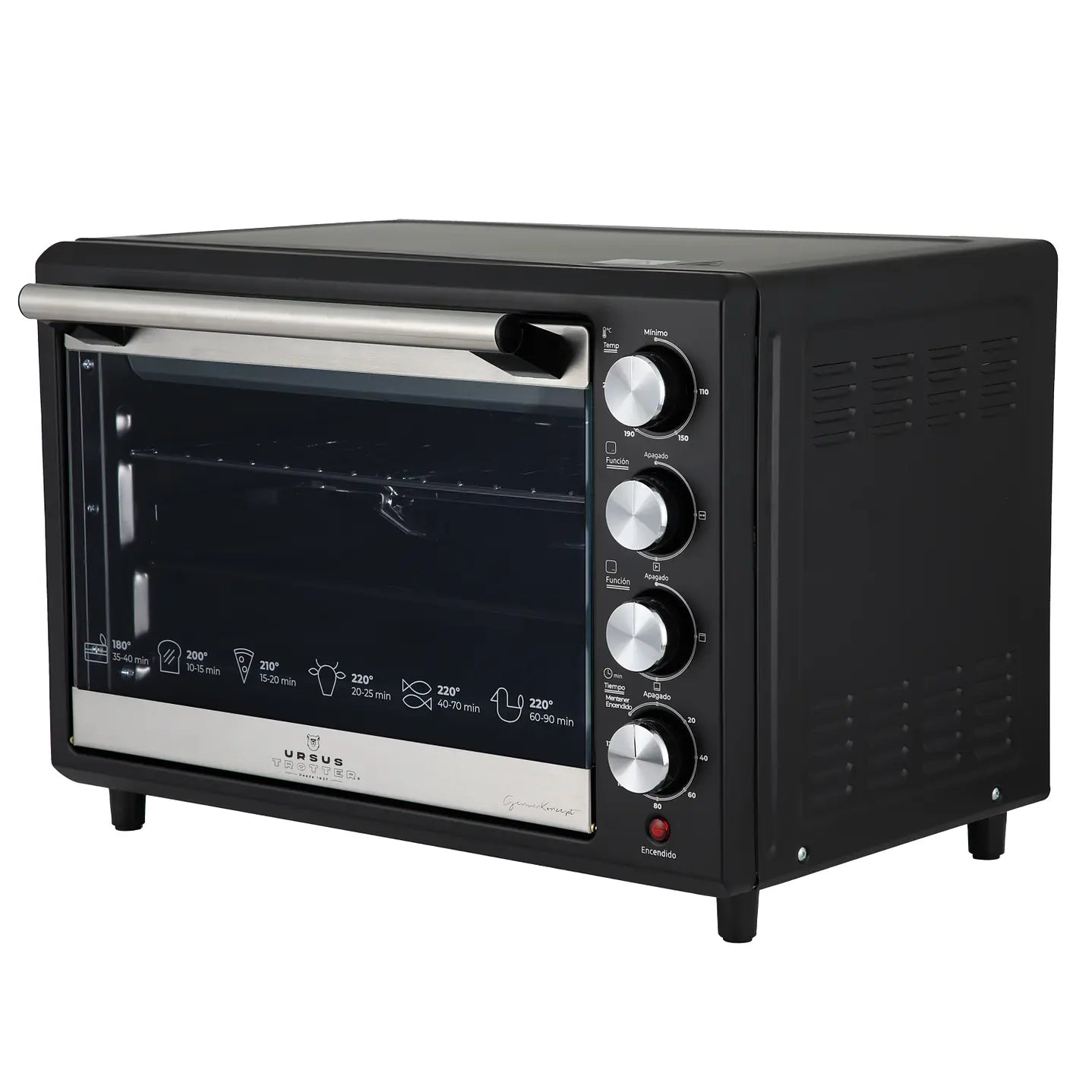 Horno Eléctrico URSUS TROTTER PRO-B 38 Litros Negro