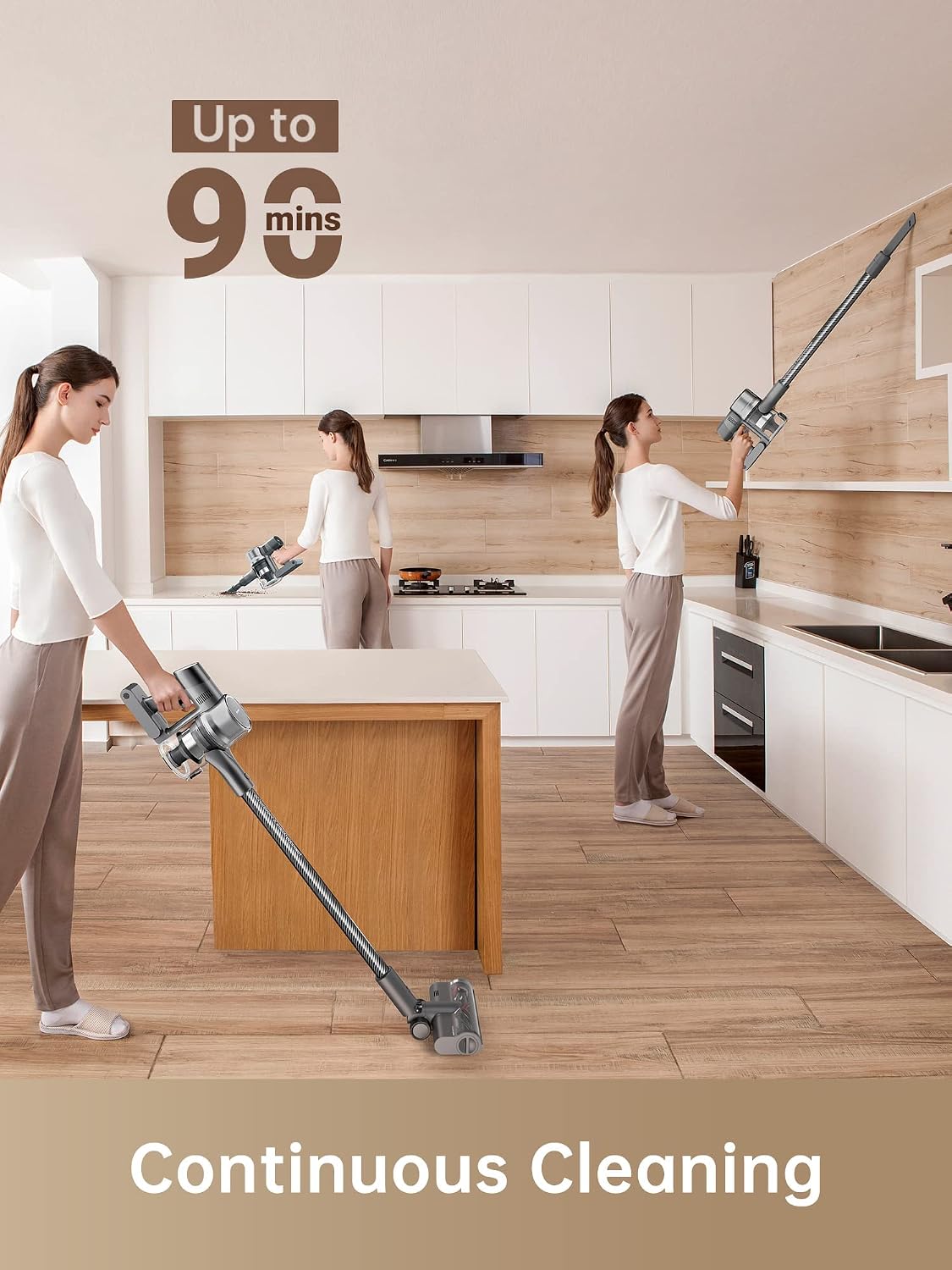 Aspiradora Inalámbrica Dreame Tech VTT1 Cordless Vacuum T30, Negro con Gris