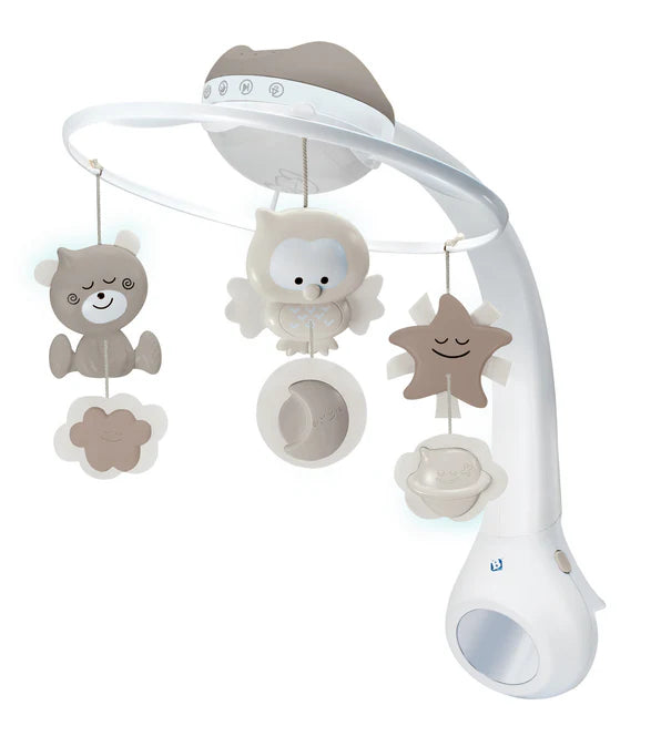Movil Para Bebe Infantino 3 En 1 Projector Musical Mobile
