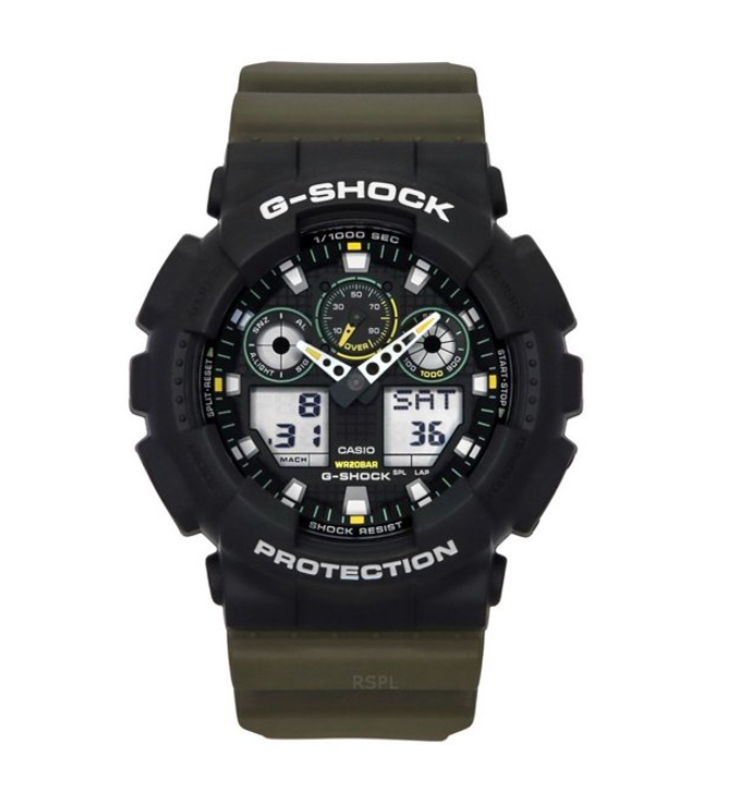 Reloj Digital Casio G-Shock GA100TU-1A3 Negro