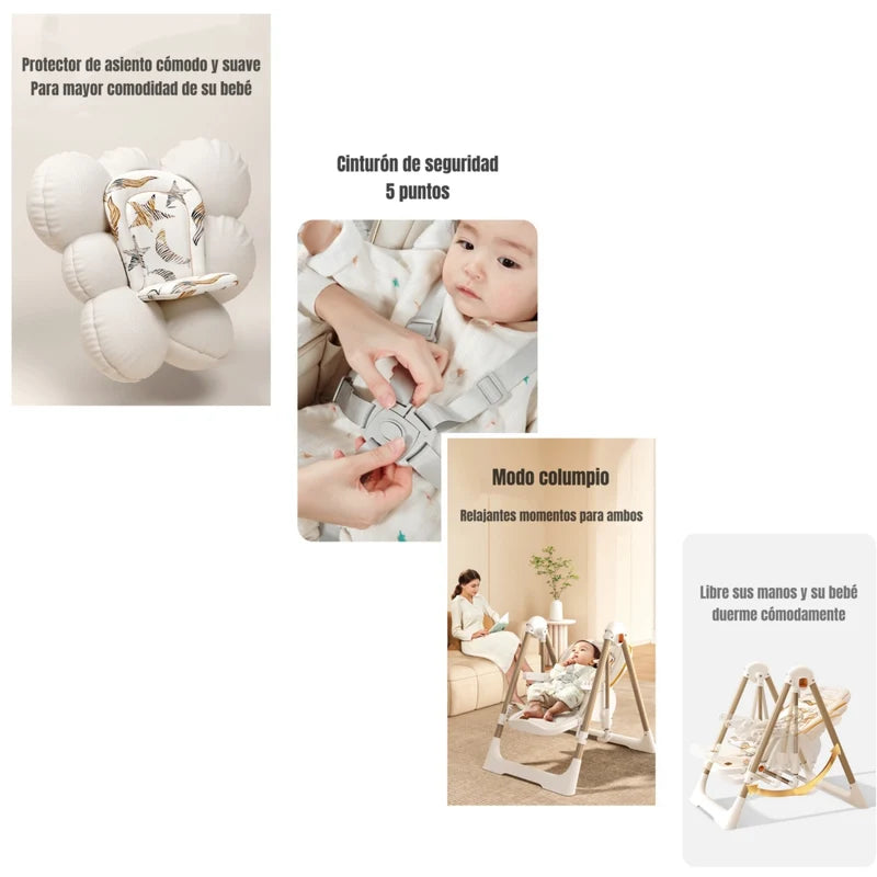 Silla de Comedor Lubabyscas Angel Blanca