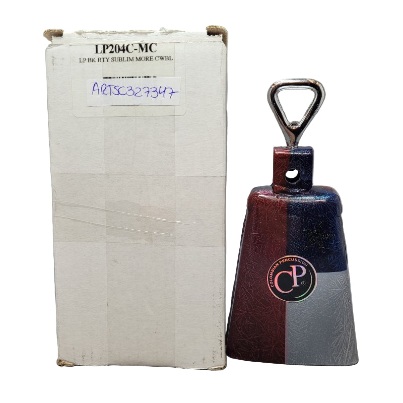 Cencerro Nº3 Difuminada Bandera De Chile Rojo-Azul-Blanco