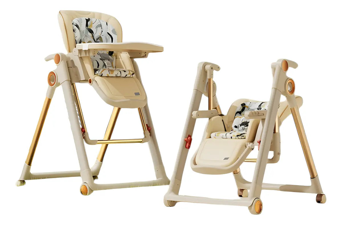 Silla de Comer Columpio 2 en 1 Lubabycas Angel Blanco