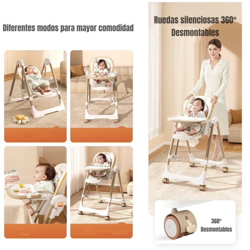 Silla de Comedor Lubabyscas Angel Blanca