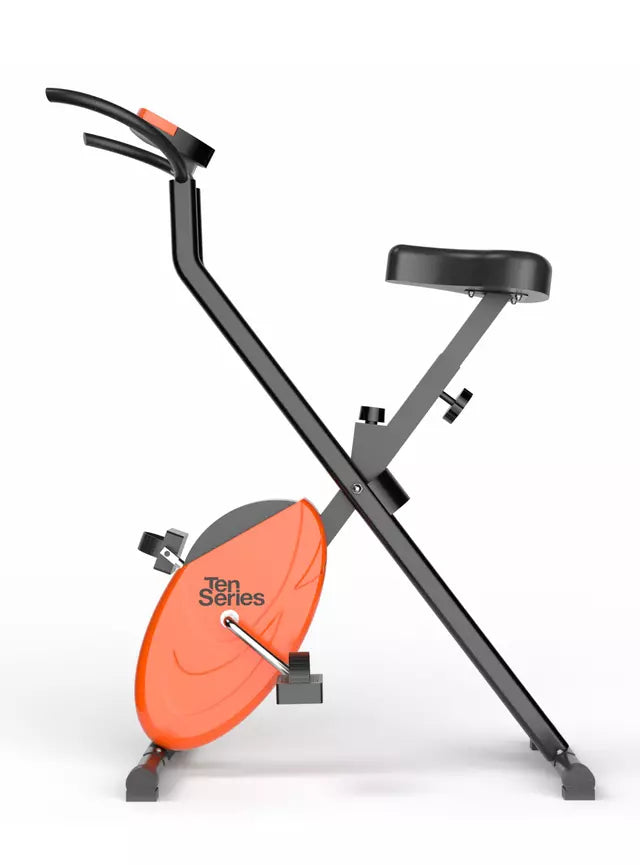 Bicicleta Estática Plegable Ten Series SBX, Naranja
