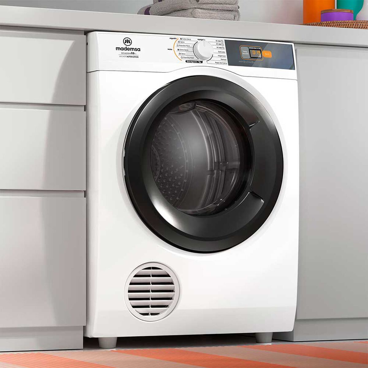 Secadora Automática Carga Frontal Mademsa 9DBZG Pro 9 kilos