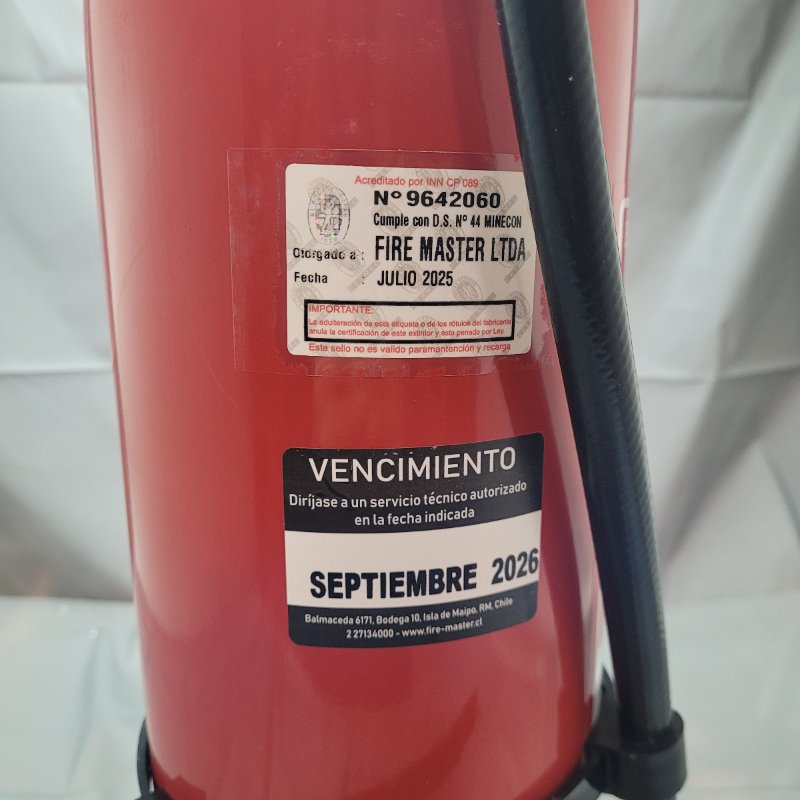 Extintor Multiproposito Abc Fire Master 6kg