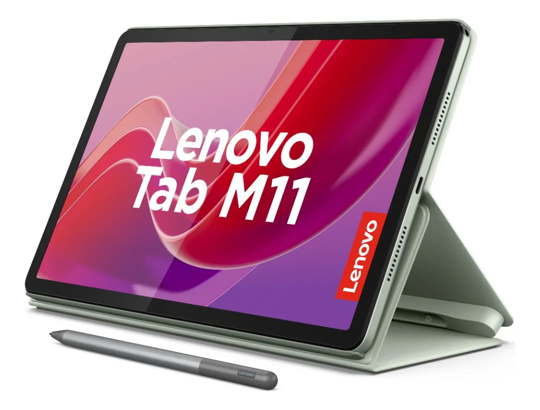 Tablet + Folio Case + Lápiz Lenovo Tb330fu M11 Seafoam Green Ram: 4gb / Rom: 128gb